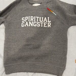Spiritual Gangster Gray girls Sweatshirt